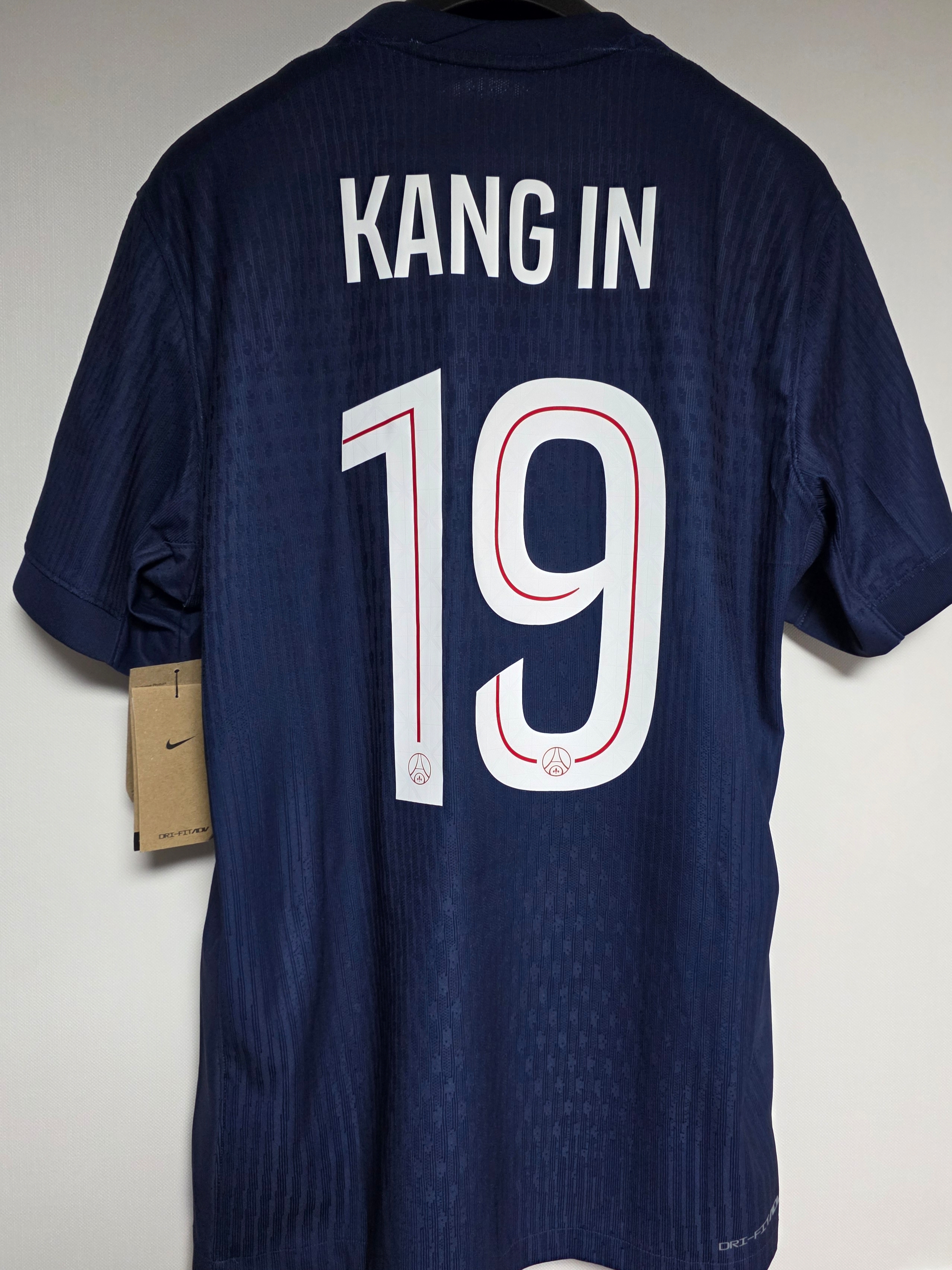 Nike Paris Saint-Germain 2025/26 Match Home Dri-Fit ADV Football Authentic Shirt Midnight Navy White (Non Marking Ver.) 착용 스타일 - 2