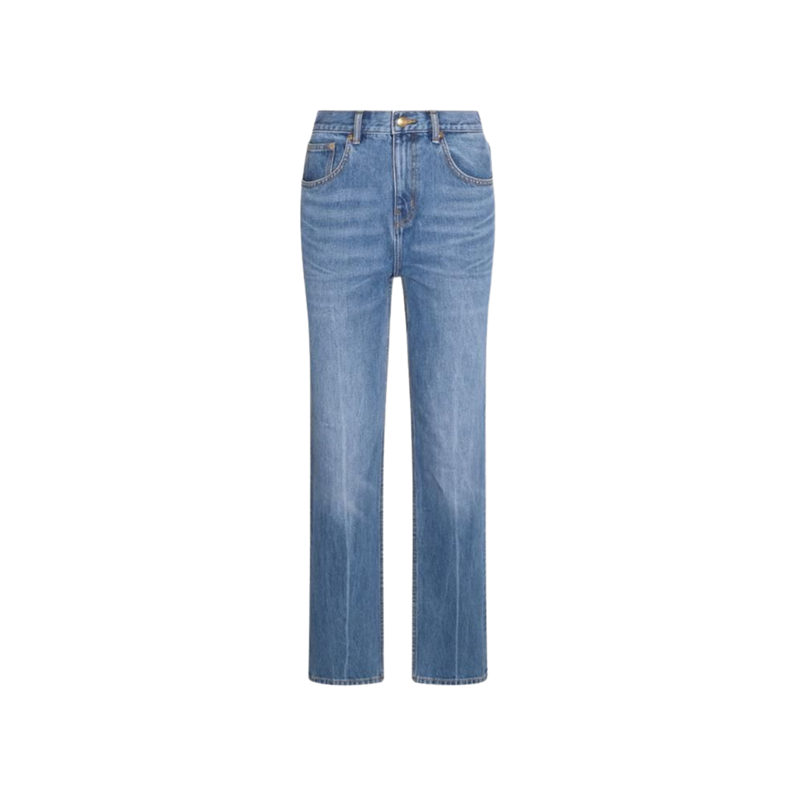 147338-415 (W) Tory Burch Slim Straight Leg Jeans Blue