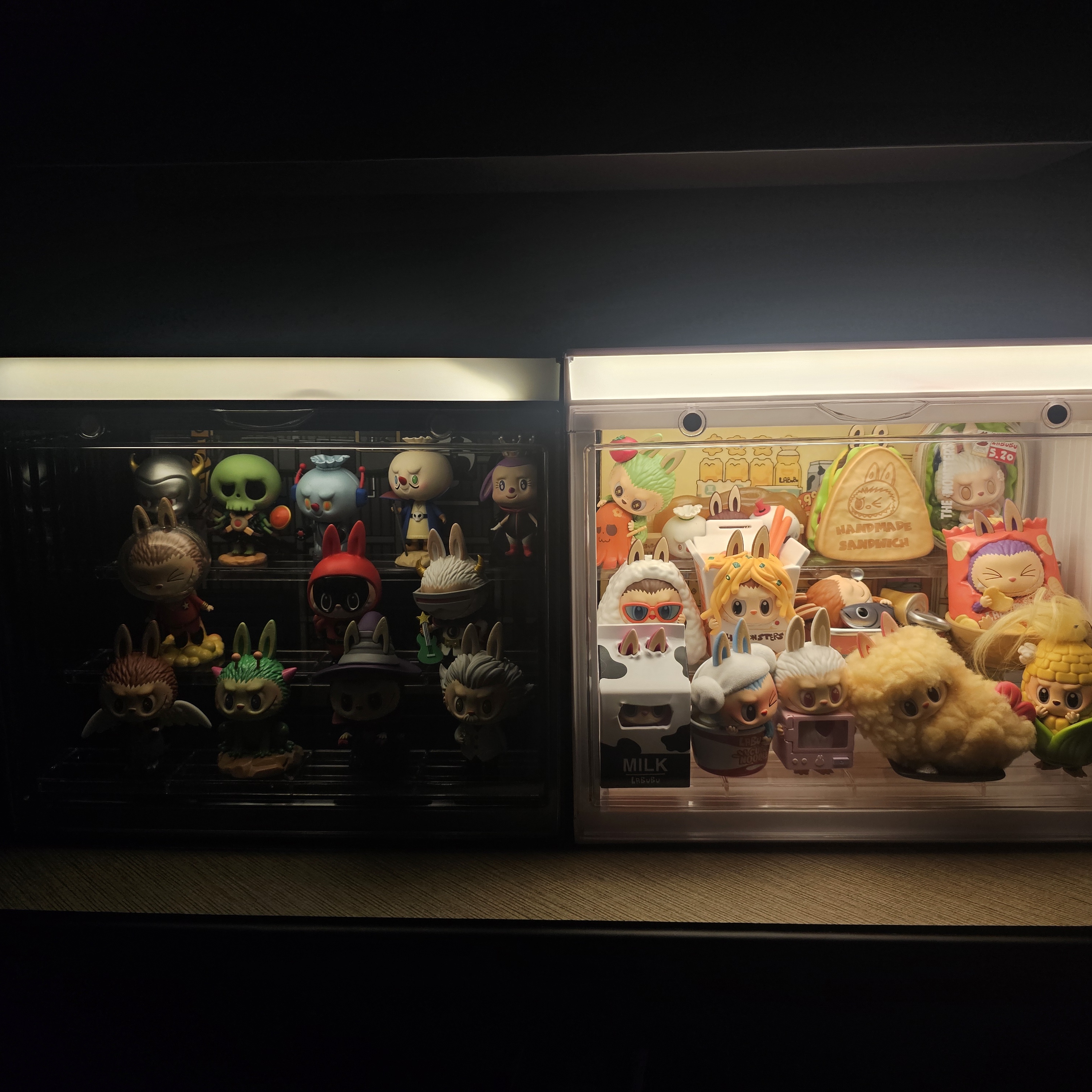 Pop Mart Labubu The Monsters Wacky Mart Series Figures Fried Shrimp (Opened Case) 착용 스타일