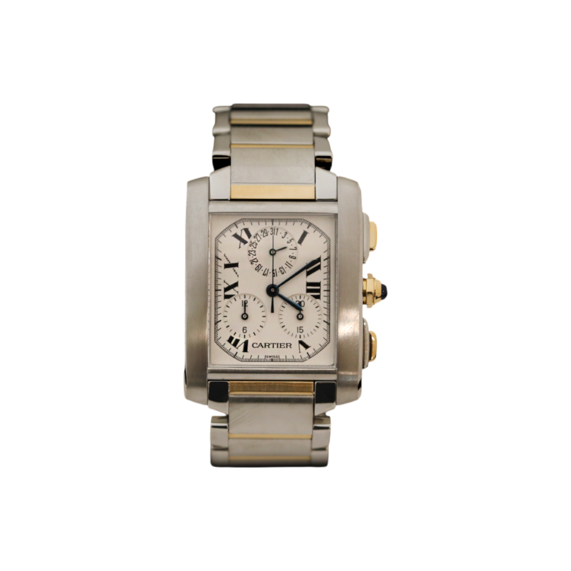 까르띠에 W51004Q4 탱크 프랑세즈 콤비 28mm XL(Cartier Tank Francaise Combi 28mm XL) - 1