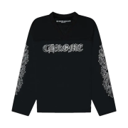 Chrome Hearts Mesh Stadium Long Sleeve Jersey Black