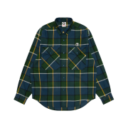 AAPE Now Long Sleeve Shirt Navy Yellow - 25FW