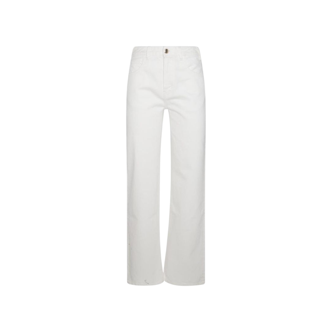 (W) 끌로에 플레어 레그 진 화이트((W) Chloe Flared Leg Jeans White)