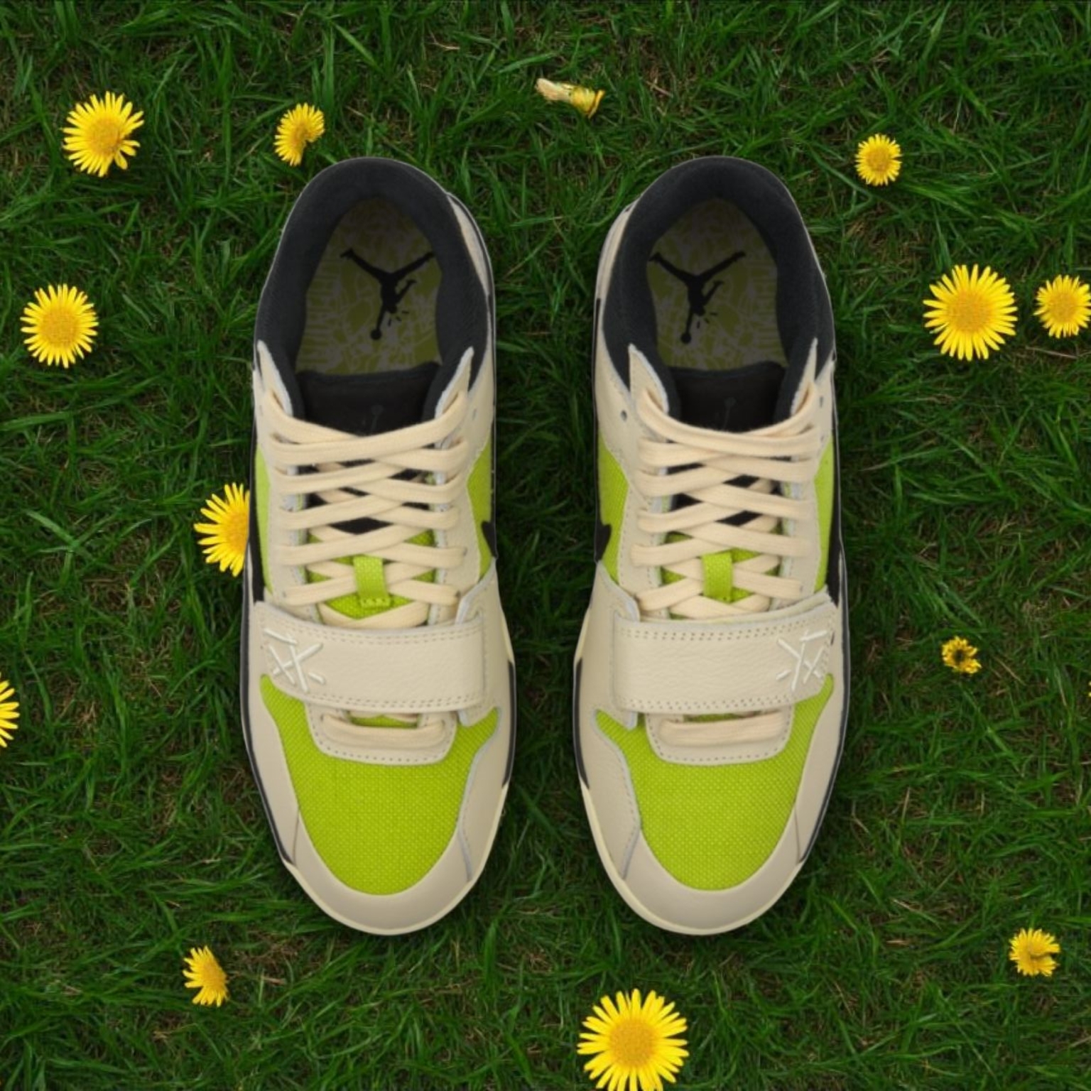Jordan x Travis Scott Jumpman Jack TR Bright Cactus 착용 스타일 - 1