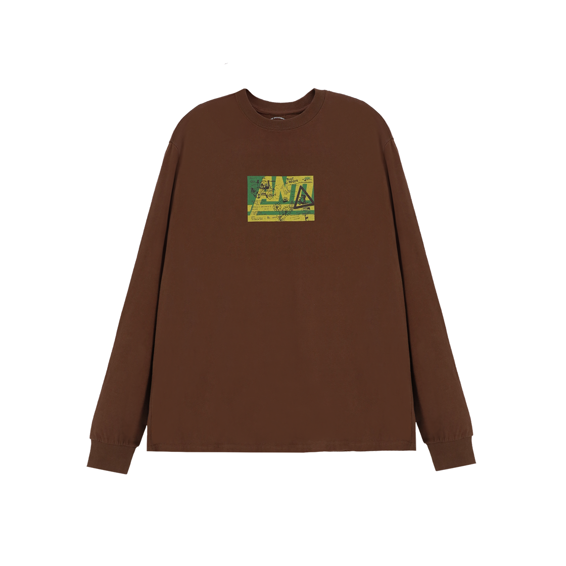 안티소셜 소셜클럽 로드 사인 긴팔 티셔츠 브라운(Anti Social Social Club Road Sign L/S Tee - Brown)
