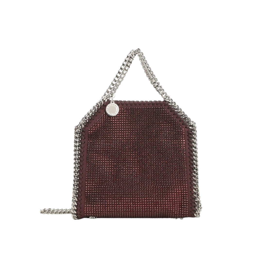 391698WP06106008 Stella McCartney Falabella Tiny Crossbody Bag Burgundy