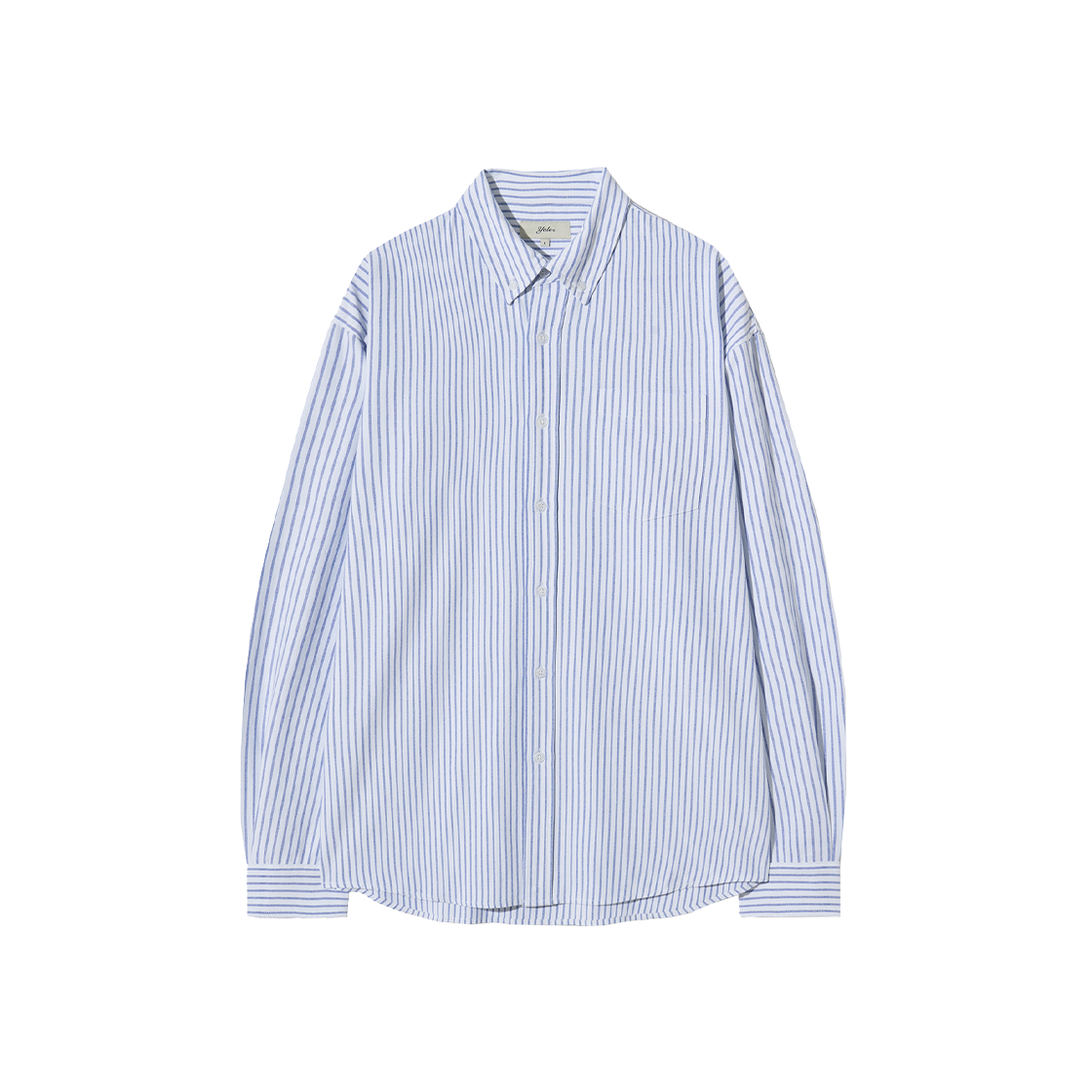 YFF1SH301AST Yale 100% Cotton Oversized Oxford Shirt_Stripe