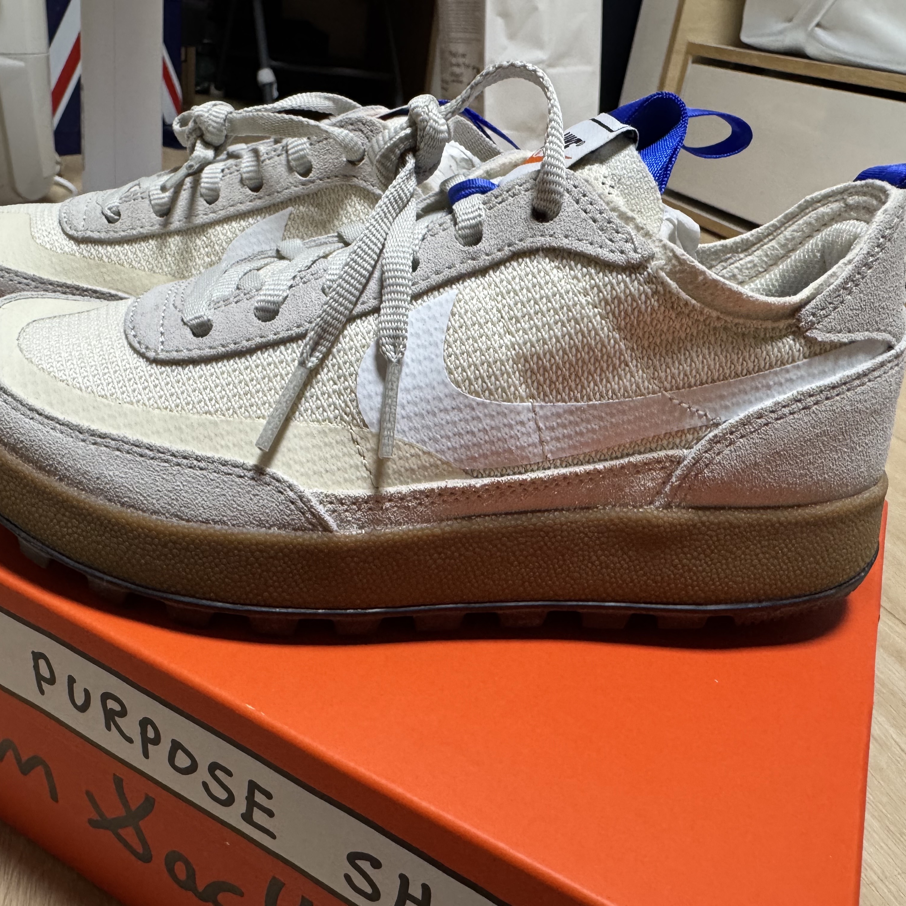 Nike x Tom Sachs General Purpose Shoe Light Cream 착용 스타일 - 2