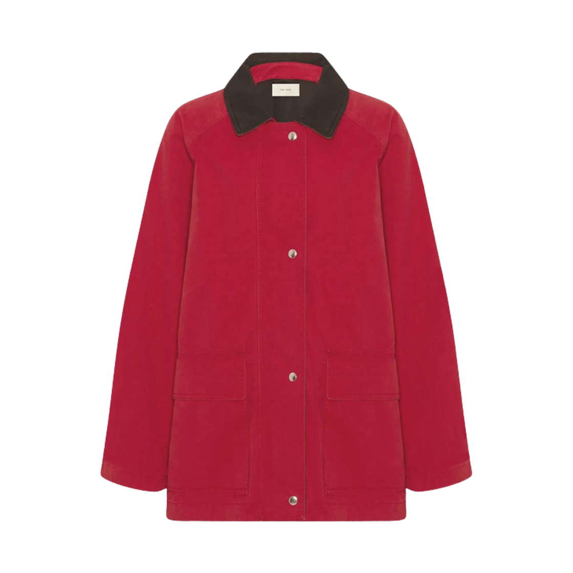 (W) 더 로우 엘로디아나 코튼 자켓 레드((W) The Row Elodianna Jacket in Cotton Red)