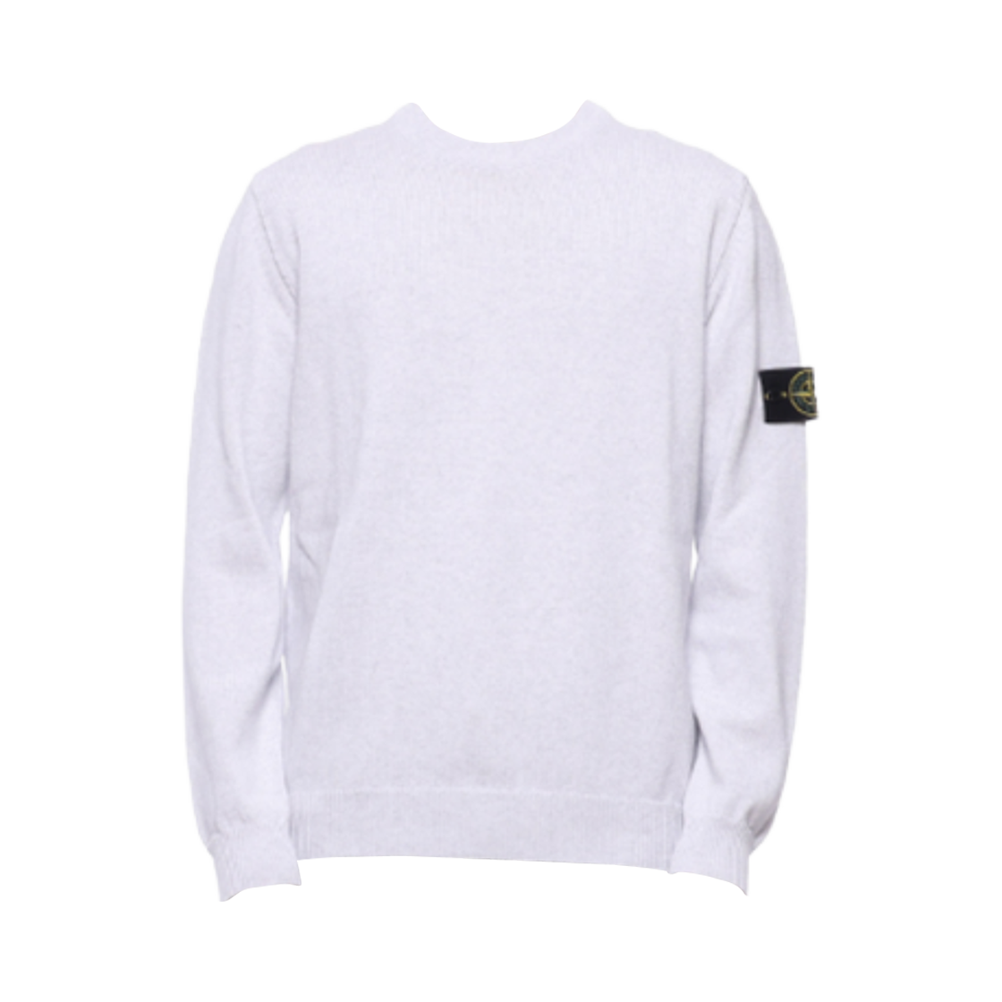 8015528D3-V0M64 Stone Island 528D3 Organic Cotton Crewneck Knit Melange Grey - 24SS