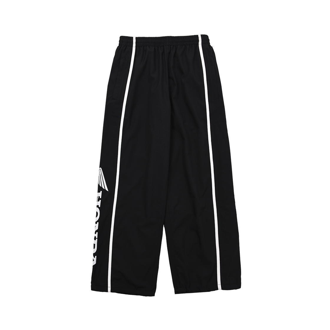 HFF1PT301SBB Honda Racing Line Track Pants All Black