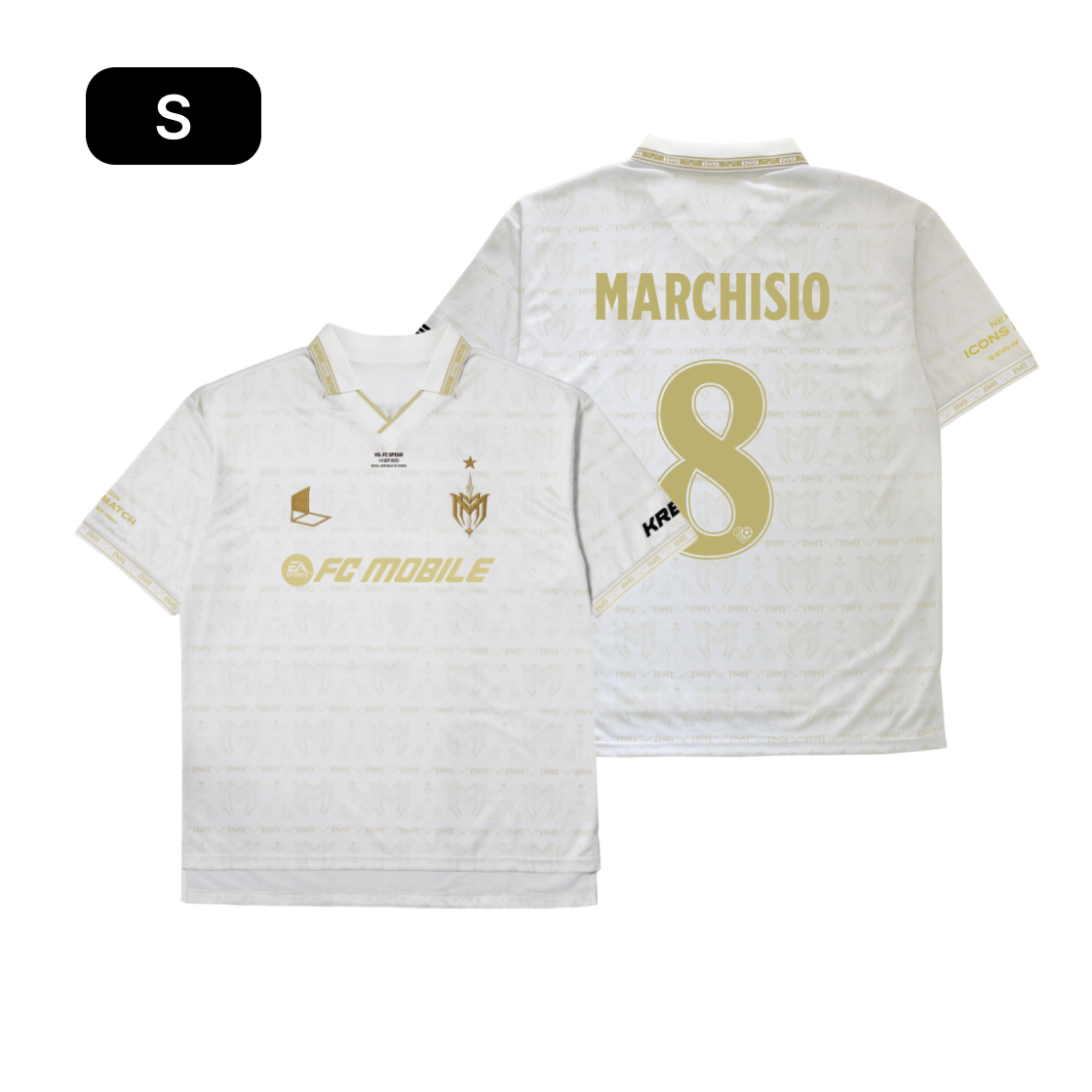 ICM25MD08 [PRE-ORDER] SHIELD UTD Jersey White S (Marking)