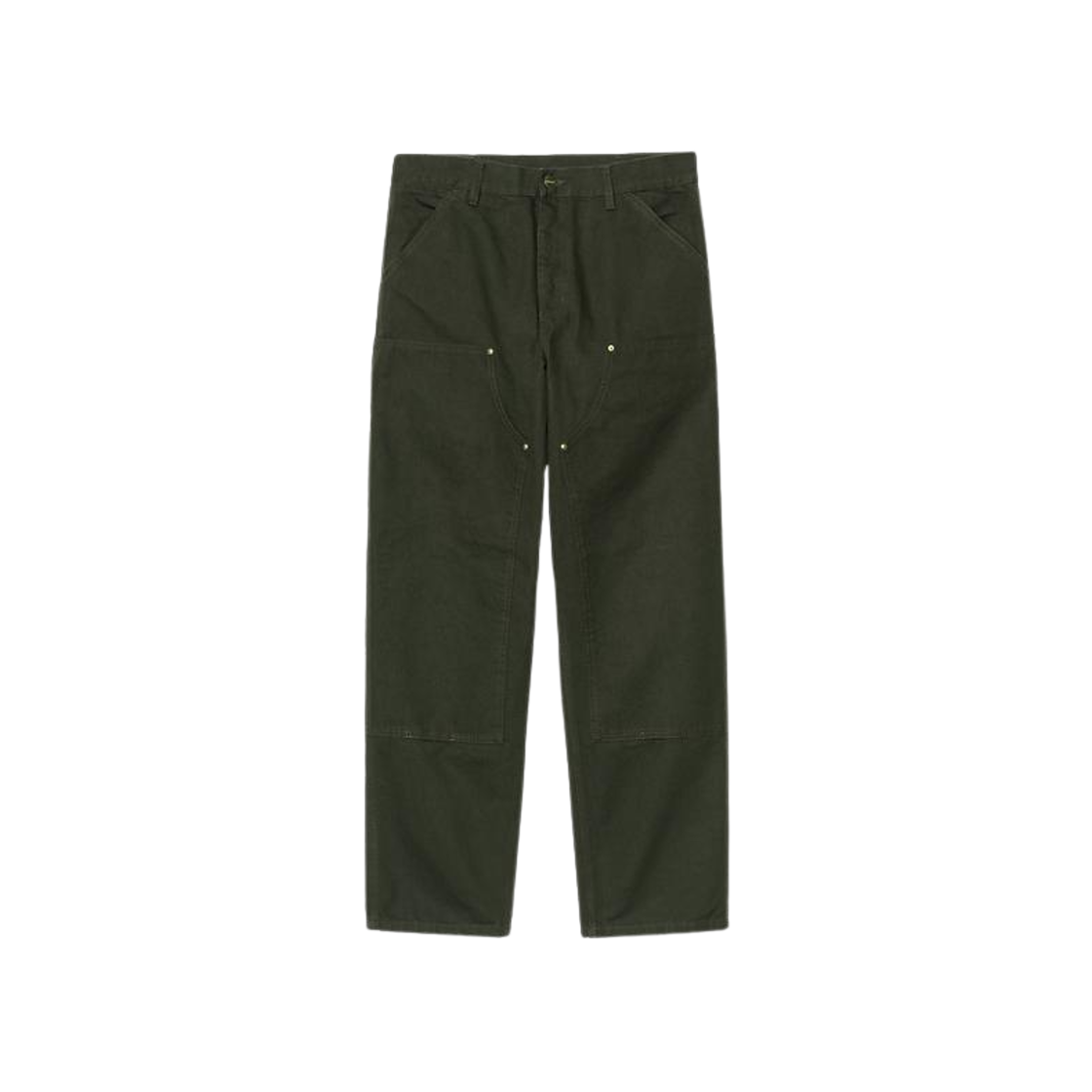 칼하트 WIP 디어본 캔버스 더블 니 팬츠 올리브 린스드(Carhartt WIP Dearborn Canvas Double Knee Pants Olive Rinsed) - 1