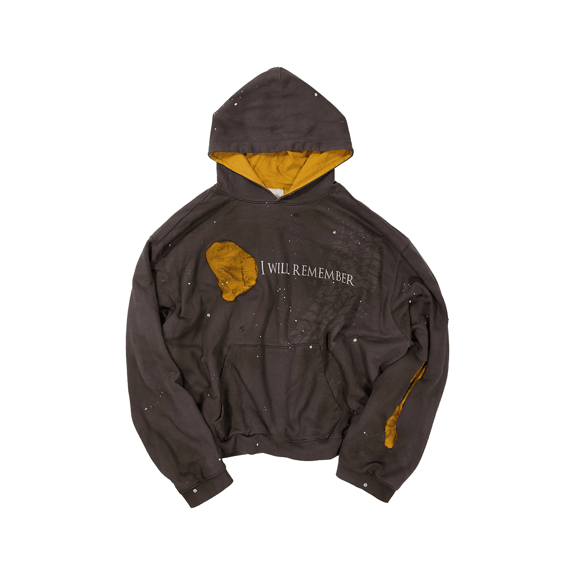 커버낫 X 언더마이카 디스트로이드 레이어드 레터 그래픽 후디(Covernat X Undermycar Destroyed Layered Letter Graphic Hoodie)