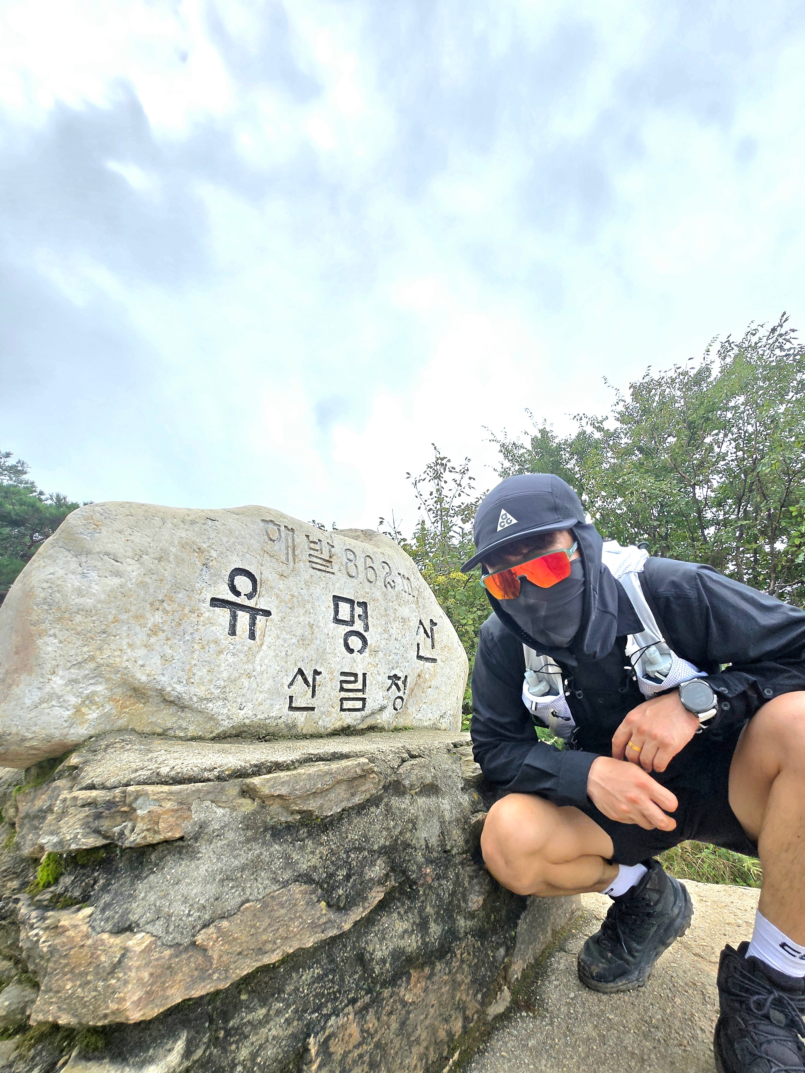 Nike ACG Dri-Fit UV Devastation Trail Shirt Black Summit White - Asia 착용 스타일