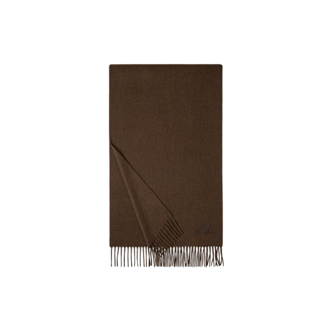 (W) 로로 피아나 그란데 유니타 캐시미어 스카프 브론즈 앰버((W) Loro Piana Grande Unita Cashmere Scarf Bronze Amber)