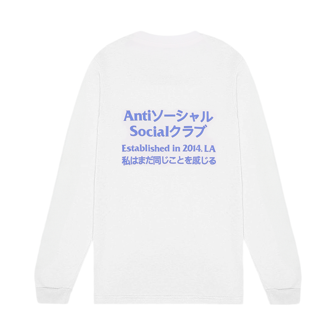 안티소셜 소셜클럽 타쿠 긴팔 티셔츠 화이트(Anti Social Social Club Taku L/S Tee - White)