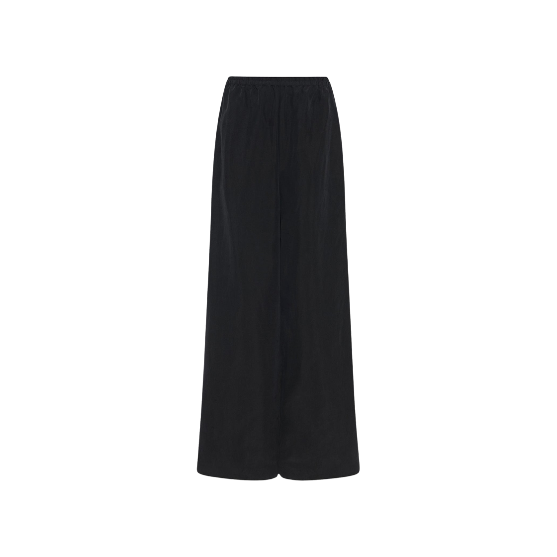 (W) 더 로우 벨라나 실크 팬츠 블랙((W) The Row Bellana Silk Pants Black)