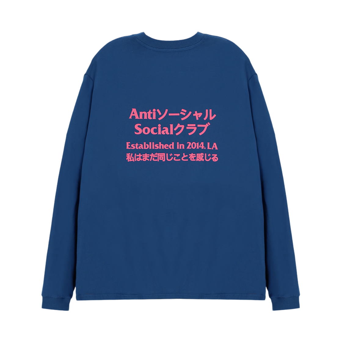 TI25C0302631 Anti Social Social Club Taku L/S Tee - Blue