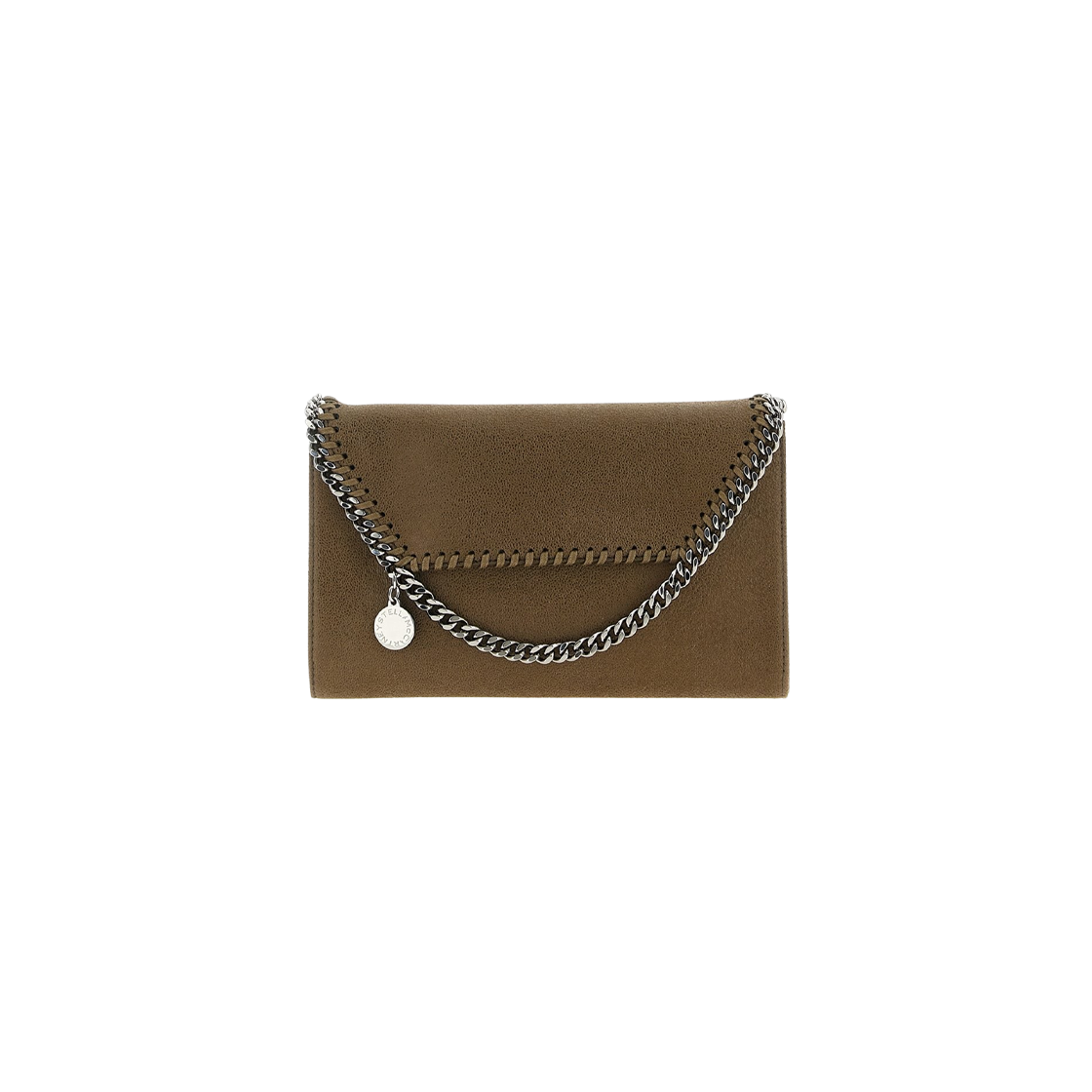 581238W91323032 Stella McCartney Falabella Wallet on Chain Olive