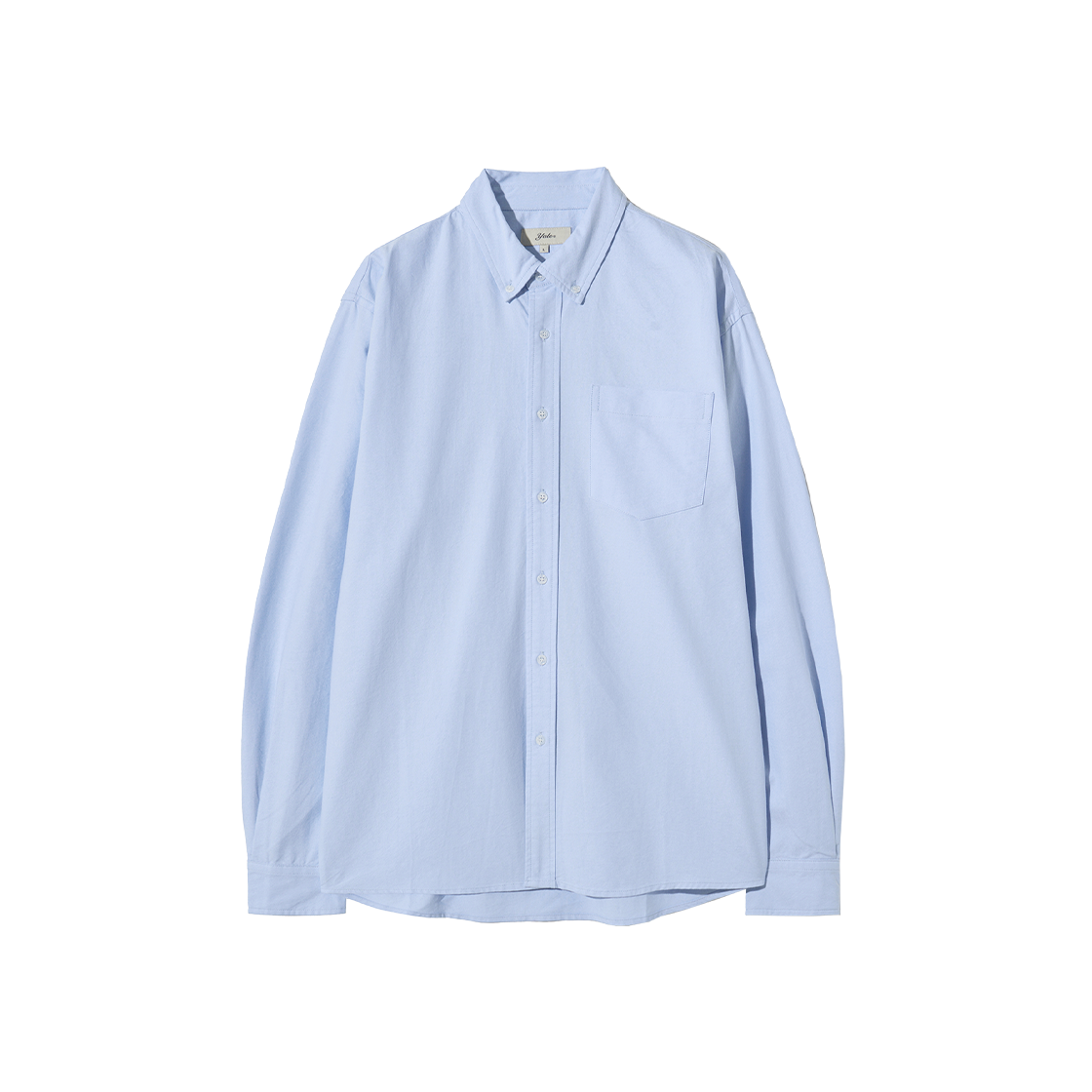 YFF1SH301ALB Yale 100% Cotton Oversized Oxford Shirt_Light Blue
