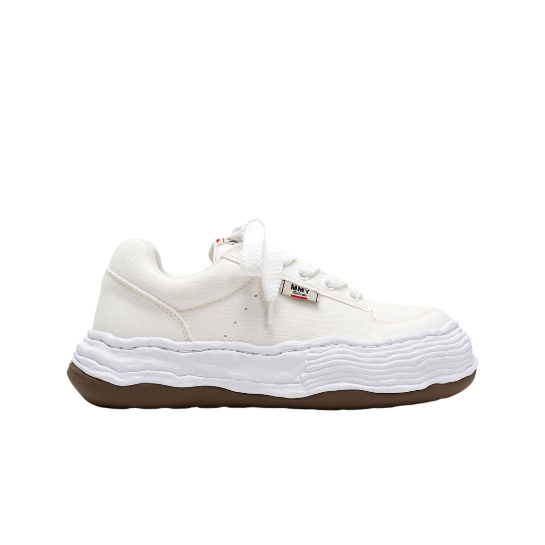 메종 미하라 야스히로 올리버 OG 솔 캔버스 로우탑 스니커즈 화이트(Maison Mihara Yasuhiro Oliver OG Sole Canvas Low-top Sneakers White)