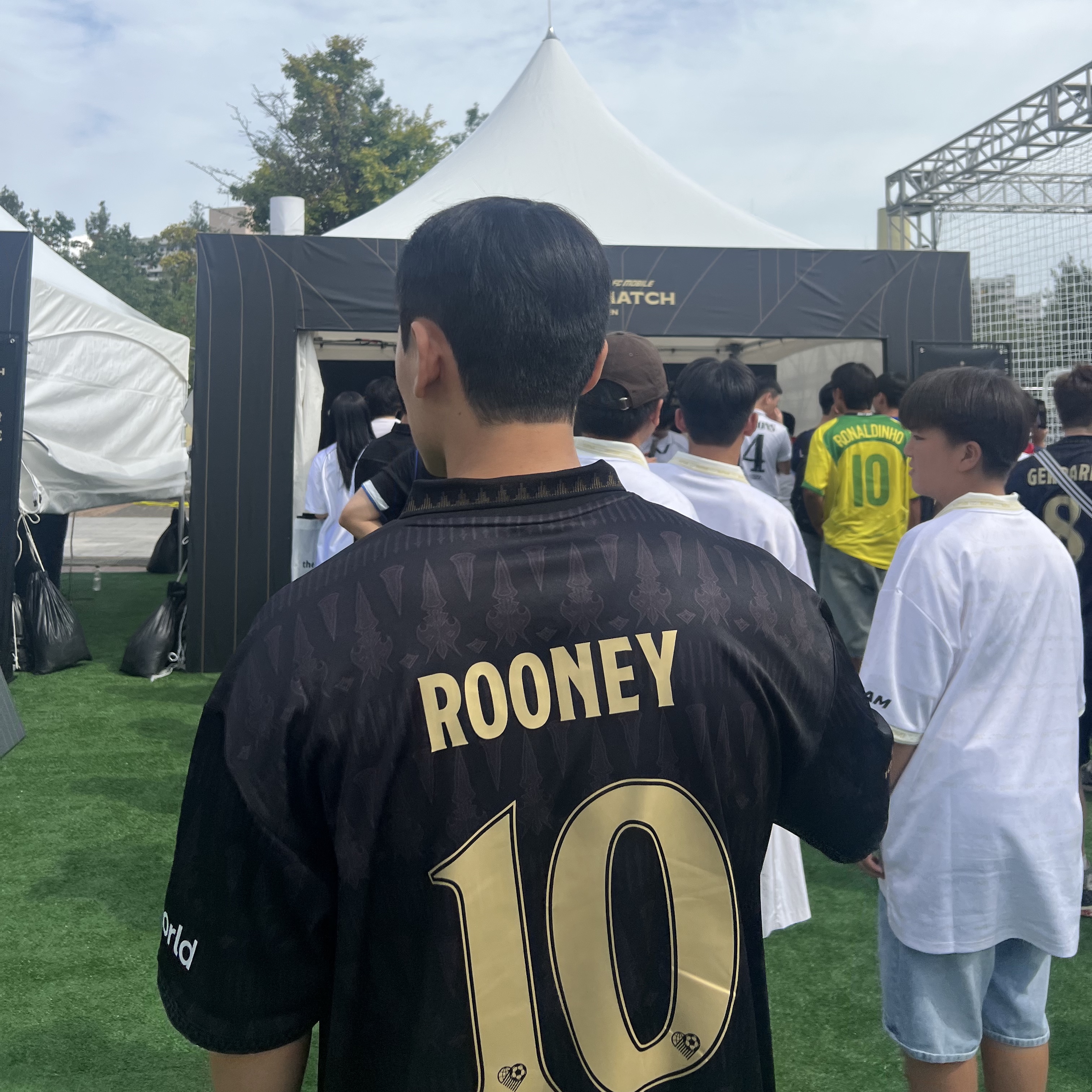 [PRE-ORDER] FC SPEAR Jersey Black L (Marking), [PRE-ORDER] FC SPEAR Jersey Black M (Marking) 착용 스타일 - 1