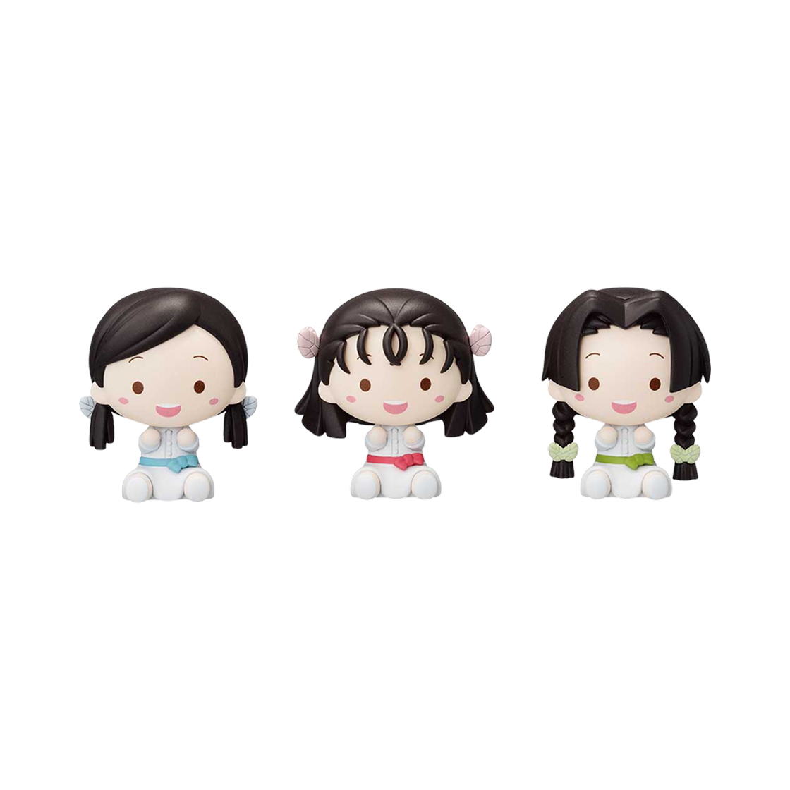 반다이 제일복권 귀멸의 칼날 추억의 나비저택 C상 스미, 키요, 나호 초코노코 피규어 (3개 세트)(Bandai Ichiban Kuji Demon Slayer : Kimetsu no Yaiba - Butterfly Mansion of Memories C Prize Sumi, Kiyo and Naho Choconokko Figure (Set of 3)) - 1