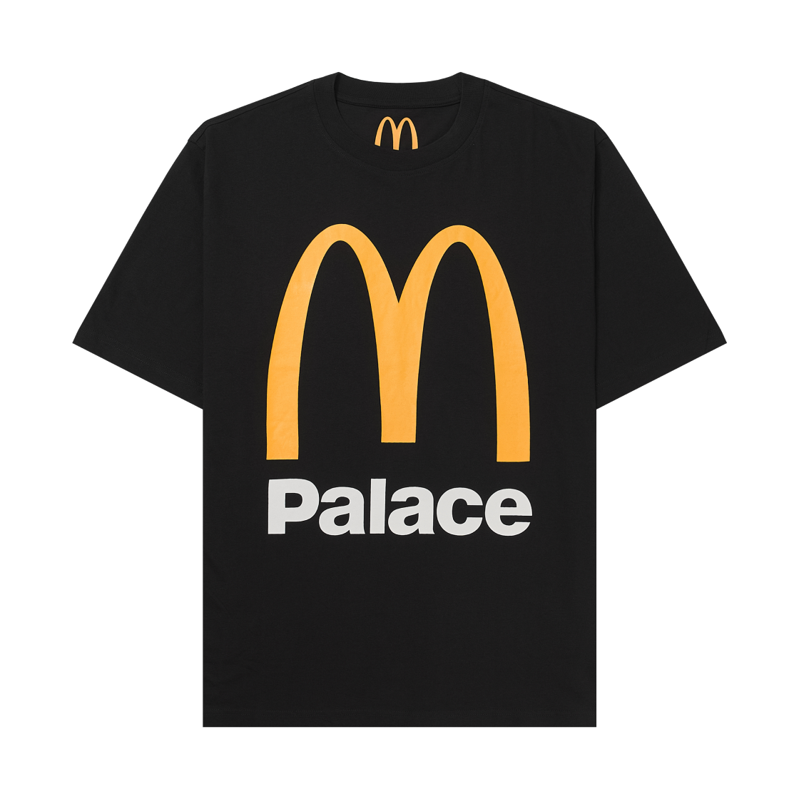 팔라스 x 맥도날드 로고 티셔츠 블랙 - 23FW(Palace x McDonald's Logo T-Shirt Black - 23FW)