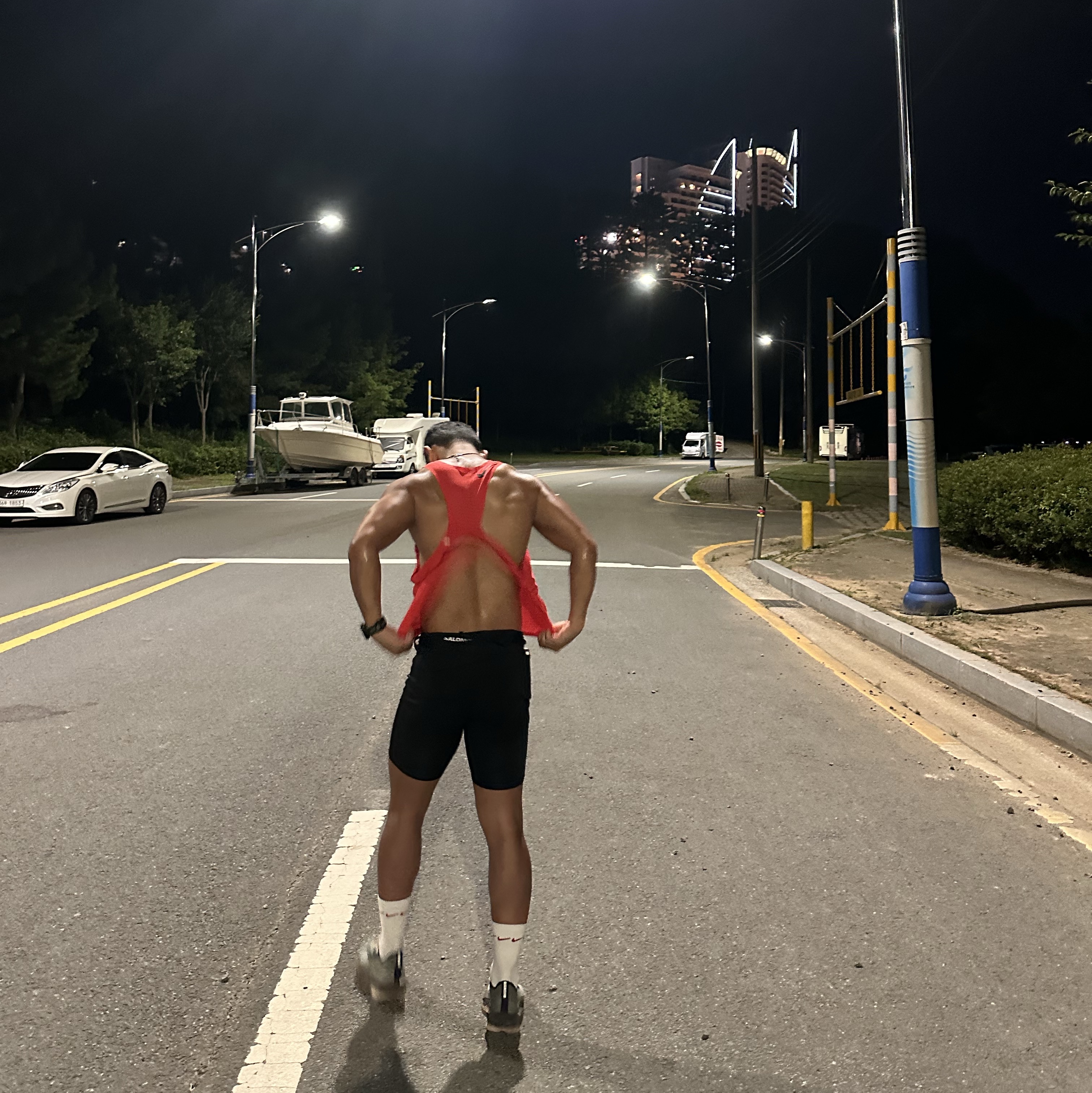 Nike Dri-Fit ADV Aeroswift Running Vest Light Crimson - Asia, Nike Air Zoom Alphafly Next% 3 PRM Light Army Ironstone 착용 스타일 - 3