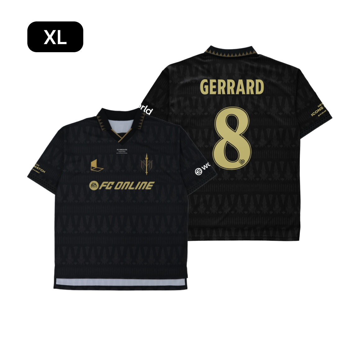 [프리오더] FC 스피어 유니폼 블랙 XL (마킹)([PRE-ORDER] FC SPEAR Jersey Black XL (Marking))