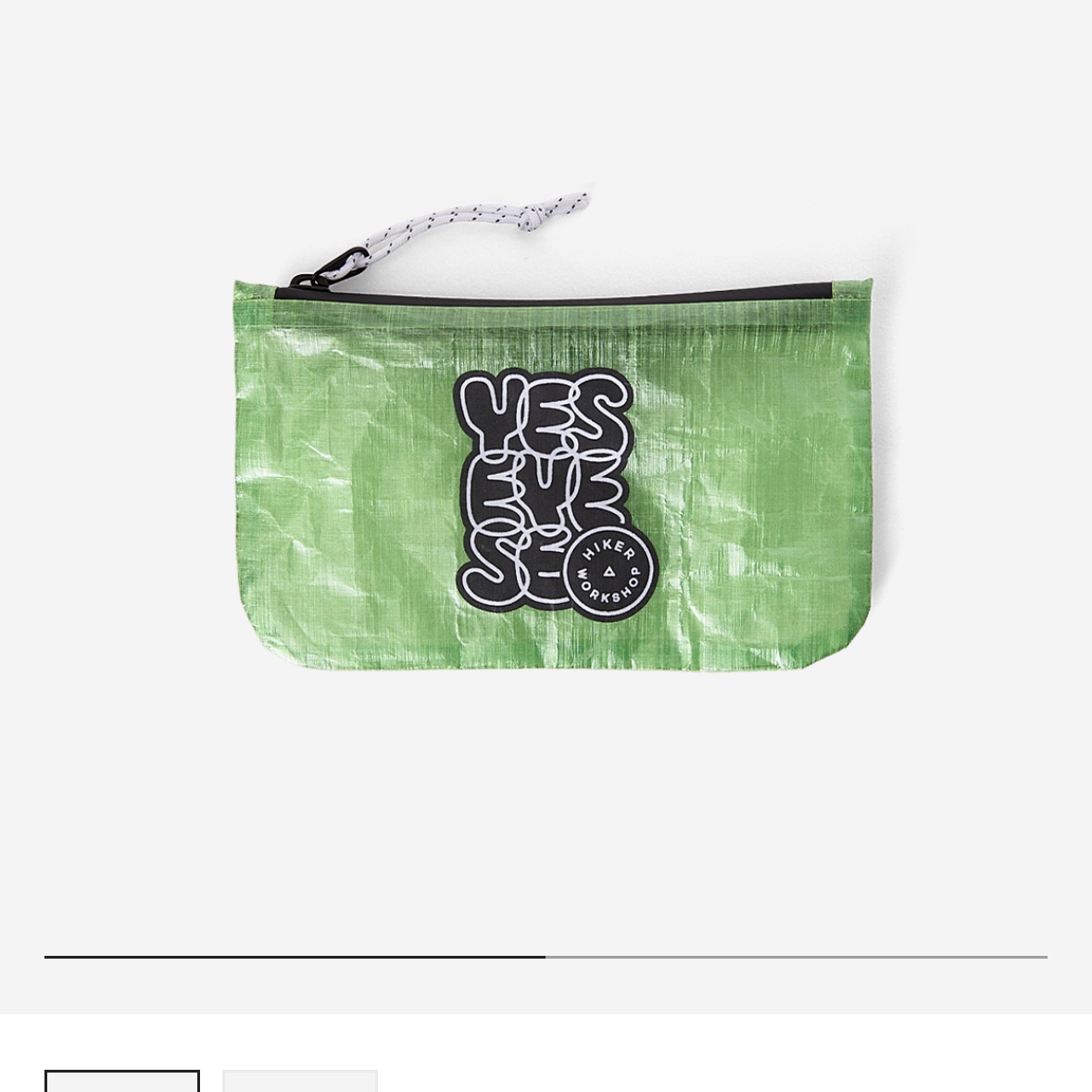 Stussy x Born X Raised 8 Ball T-Shirt White, YESEYESEE® x HIKER WORKSHOP® Mini Pouch 2 Green 착용 스타일 - 2