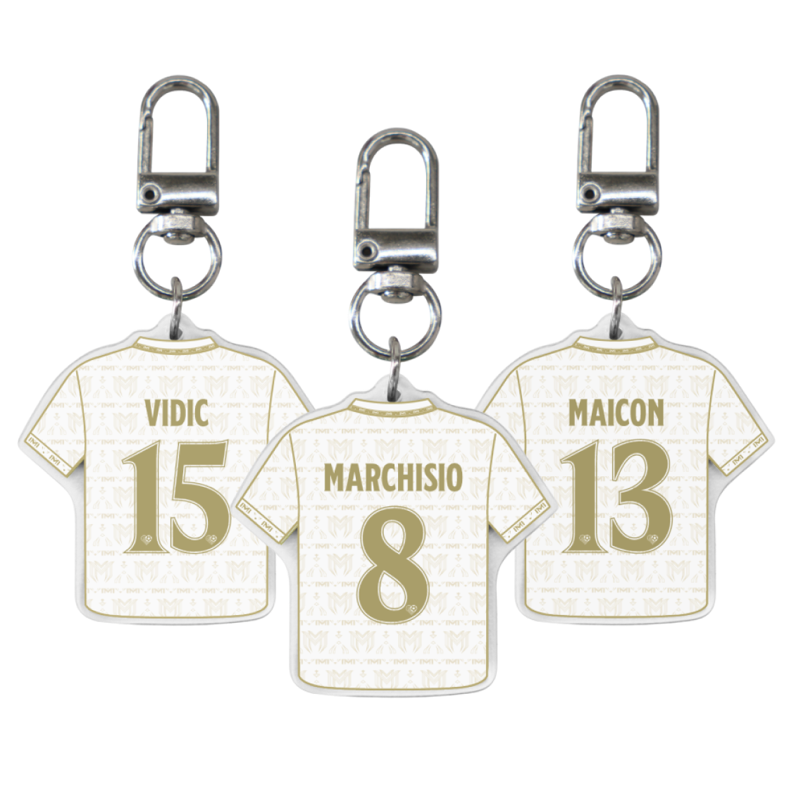 ICM25MD21 [PRE-ORDER] SHIELD UTD Acrylic Uniform Keyring White