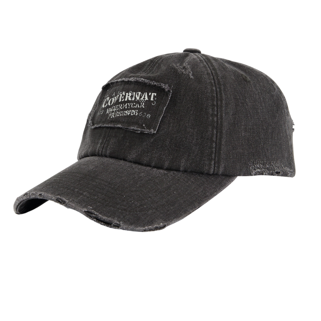 CO2503CAU1 Covernat X Undermycar Destroyed Patch Cap Charcoal