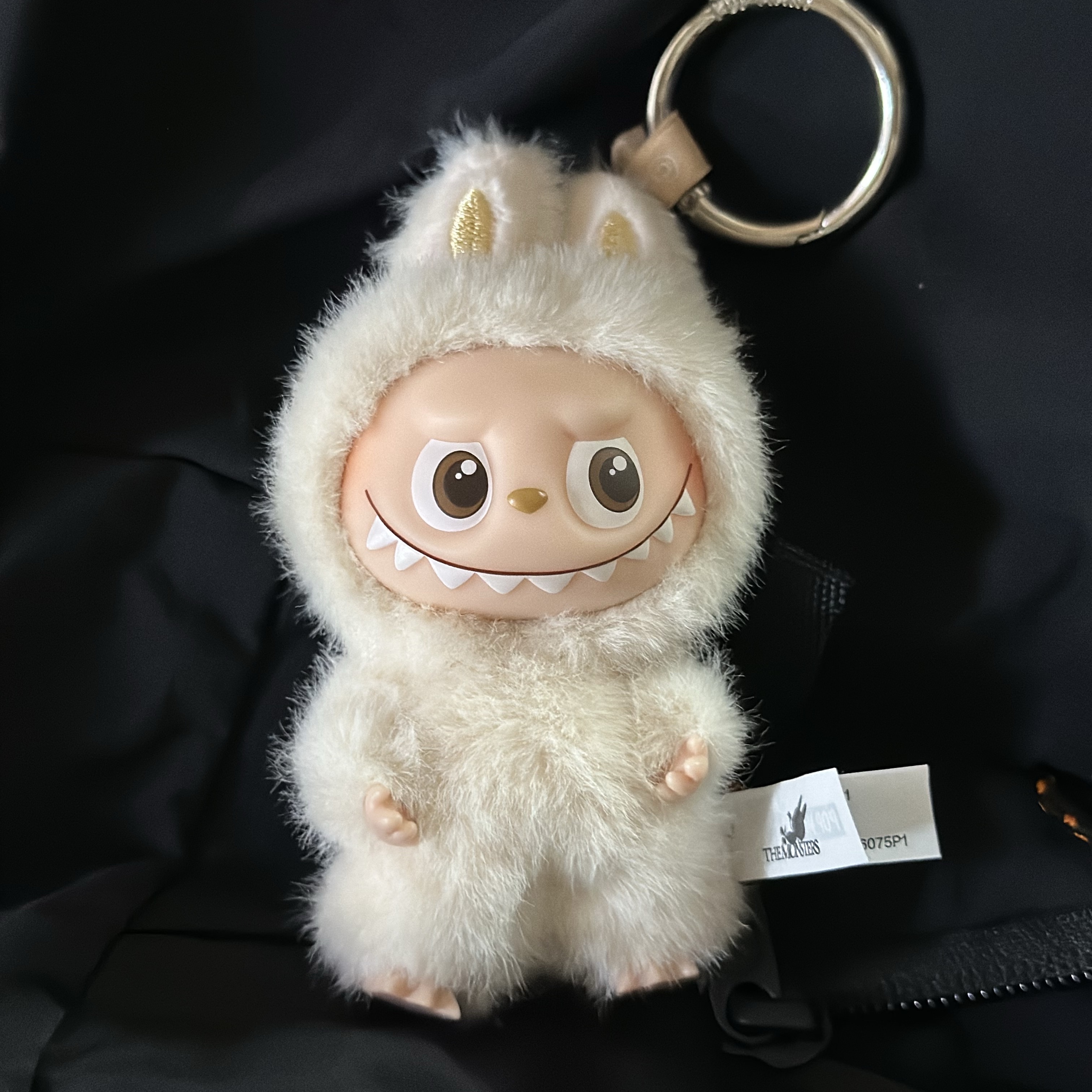 Pop Mart Labubu The Monsters Pin For Love Series Vinyl Plush Pendant (A-M) A (Opened Case) 착용 스타일
