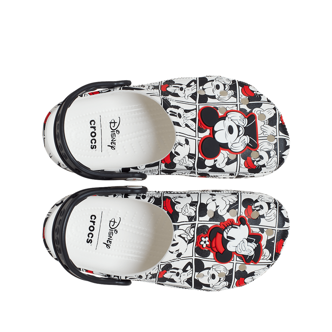 크록스 x 디즈니 미키 앤 미니 클래식 클로그 멀티(Crocs x Disney Mickey and Minnie Classic Clog Multi) - 2