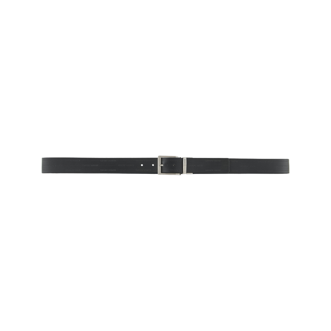 엠포리오 아르마니 엠보스 로고 리버시블 레더 벨트 블랙(Emporio Armani Reversible Leather Belt with Embossed Logo Black) - 2