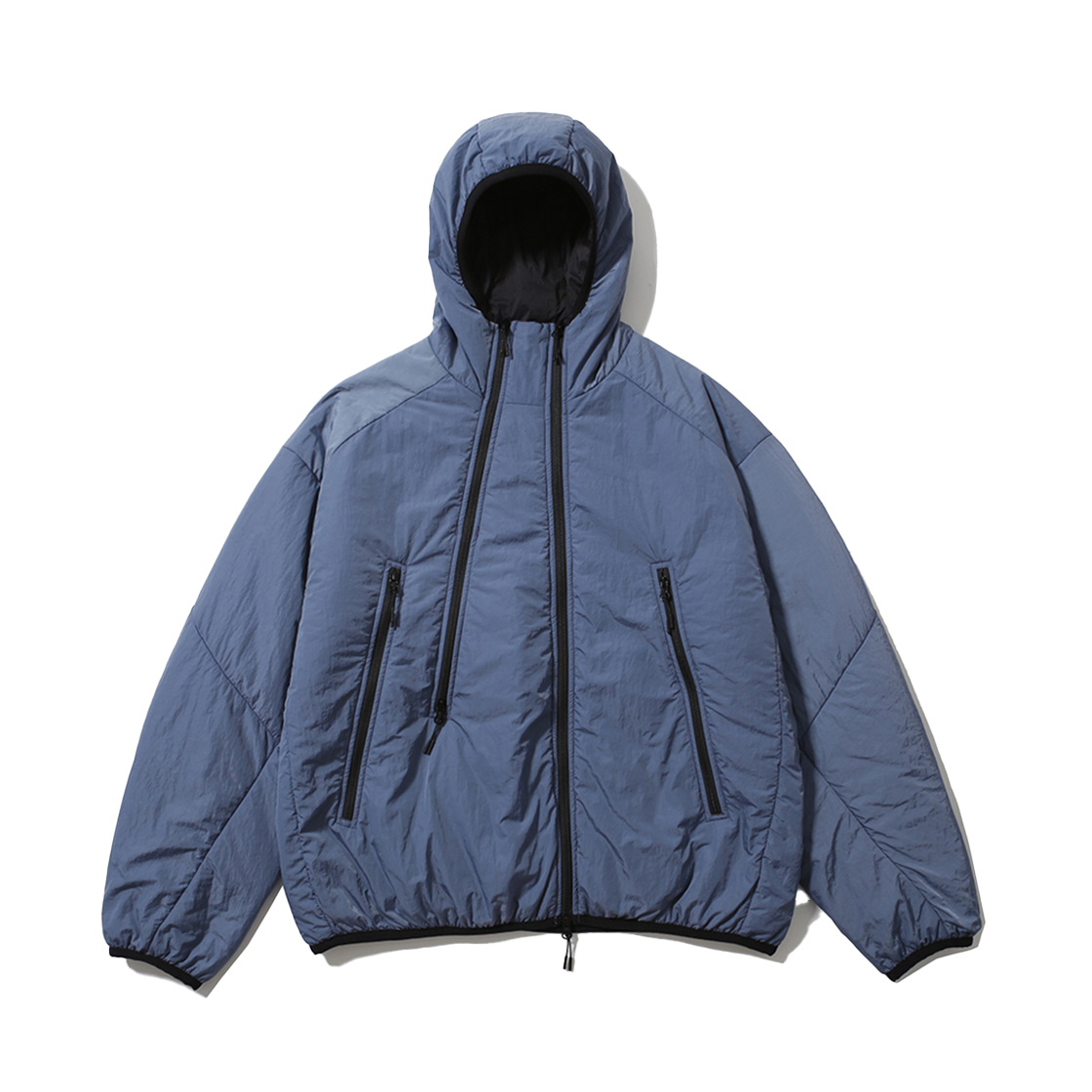 [FW25] 모이프 더블 집 인슐레이트 파카(ver.2) 스틸 블루