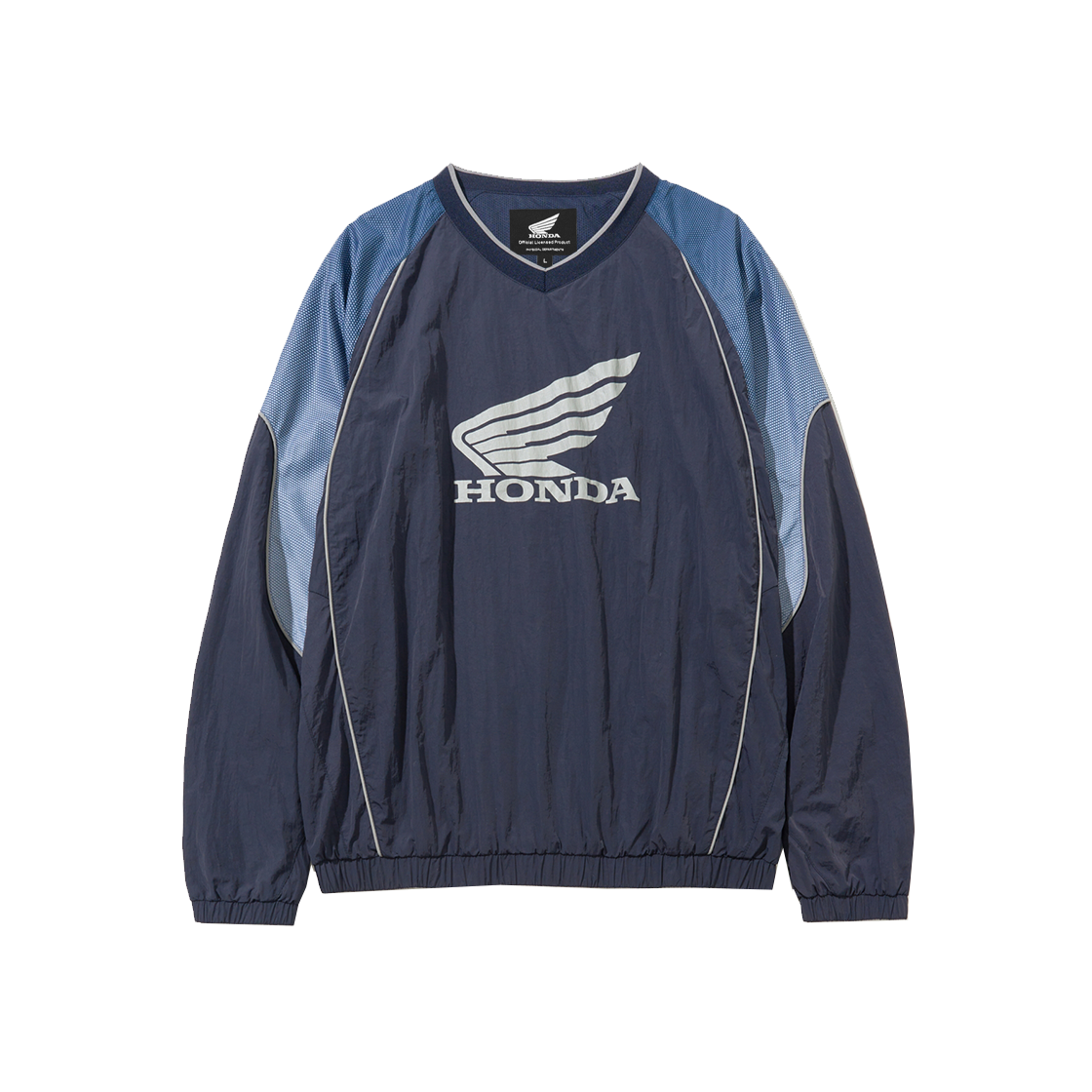 혼다 스피드 트랙 솔리드 나일론 롱 슬리브 네이비