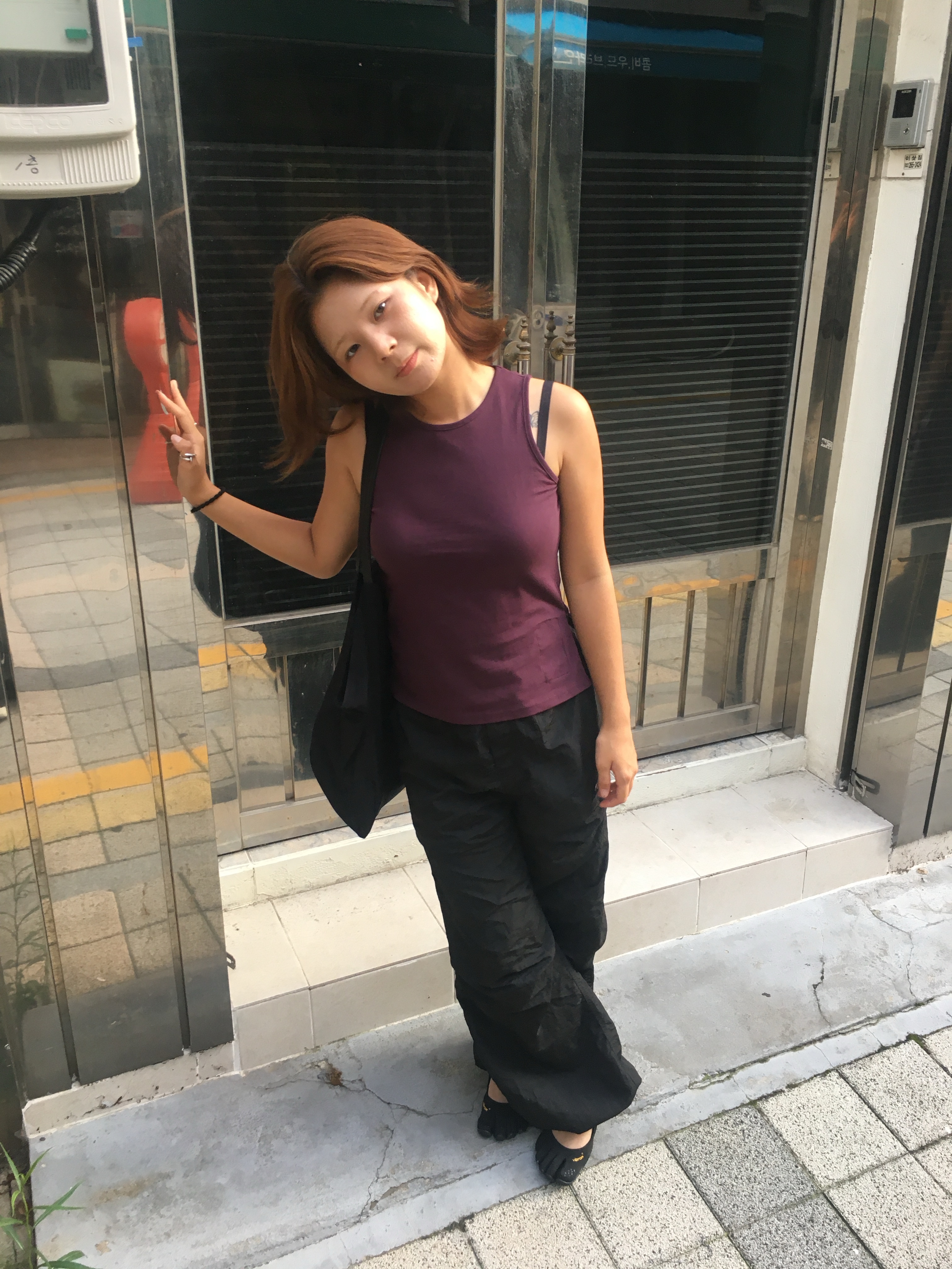 (W) Vibram Fivefingers V-Soul Black, Xlim Ep.7 Synopsis 01 Bag Black 착용 스타일