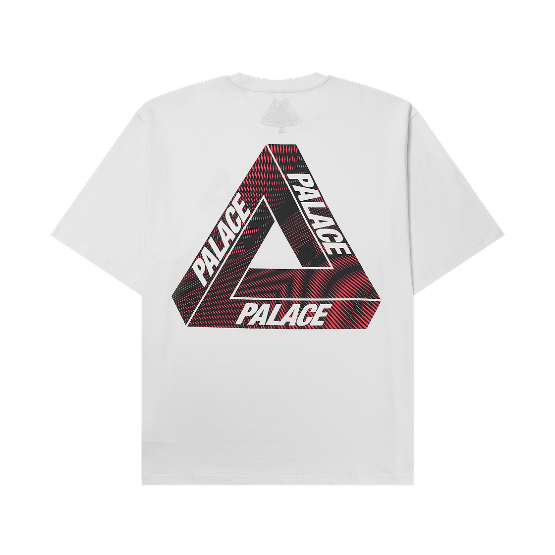 팔라스 트라이벡스 티셔츠 화이트 레드 - 25SS(Palace Tri-Vex T-Shirt White Red - 25SS)
