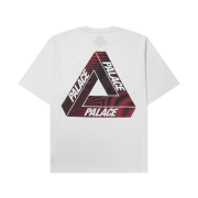 Palace Tri-Vex T-Shirt White Red - 25SS
