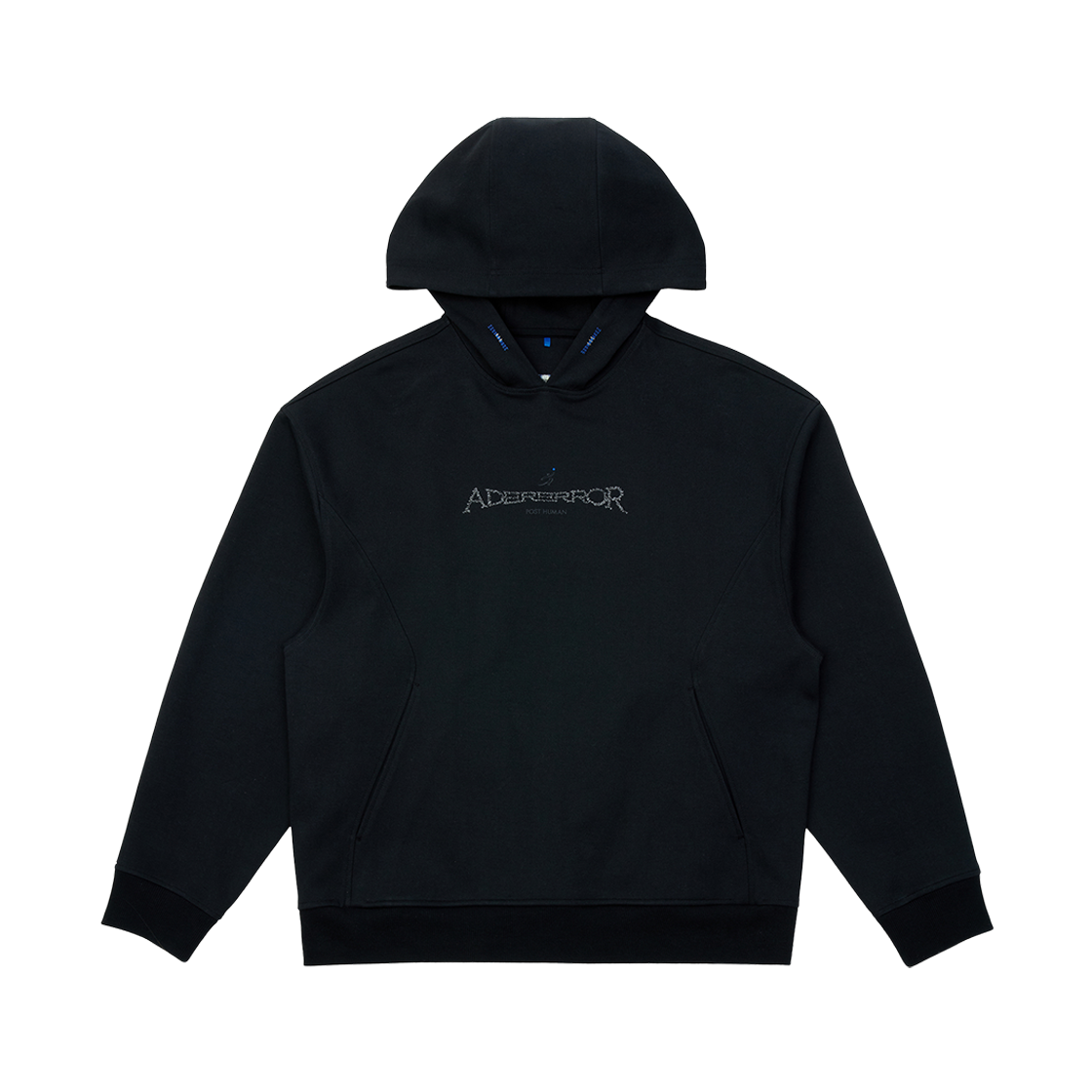 BO01FWHD0101BK Ader Error Titan Hoodie Product. 27 Noir