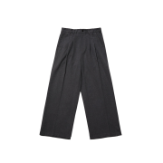 OGARP Two Tuck Wide Pants Gray