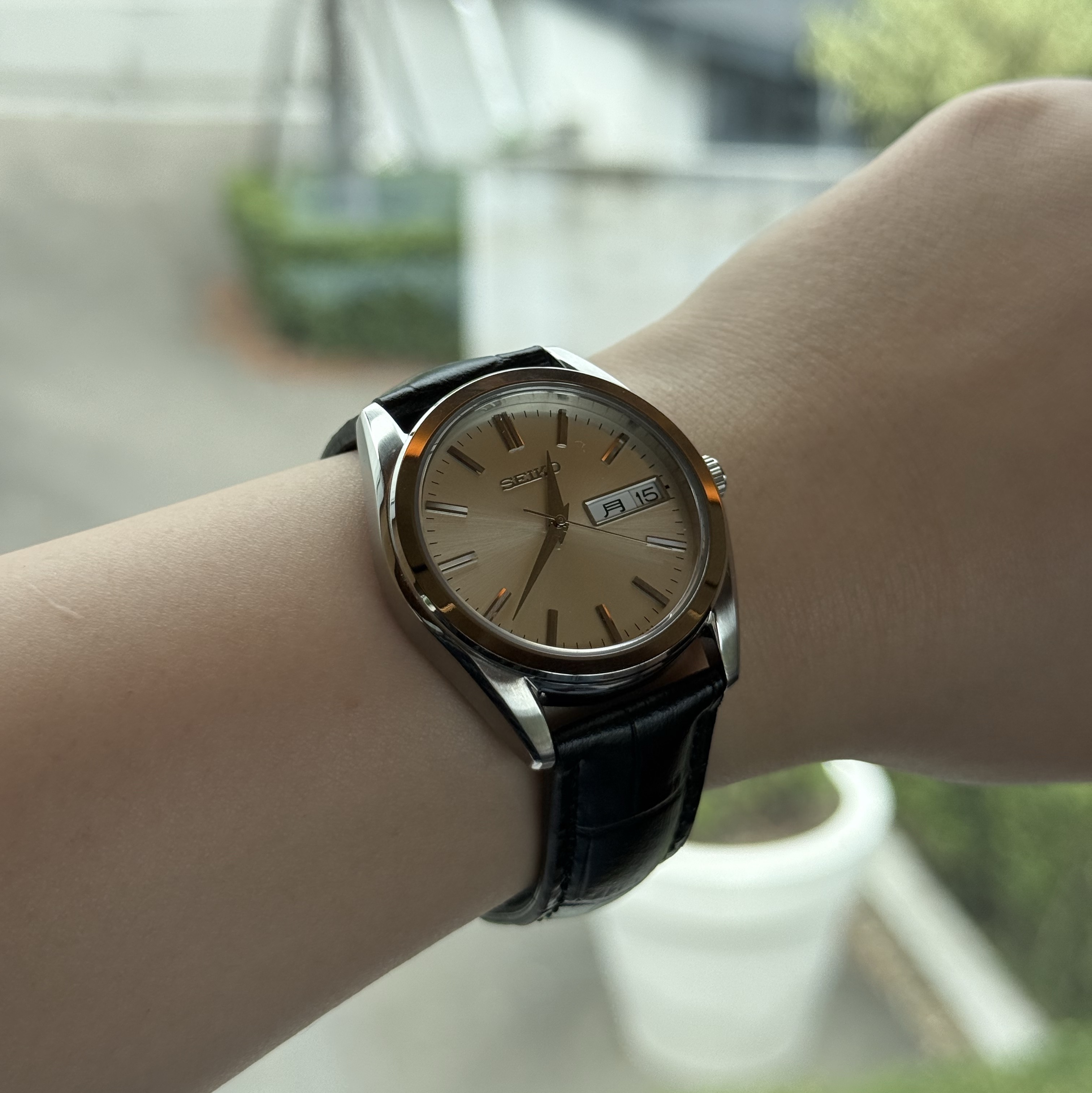 Seiko SBTH007 Silver 착용 스타일