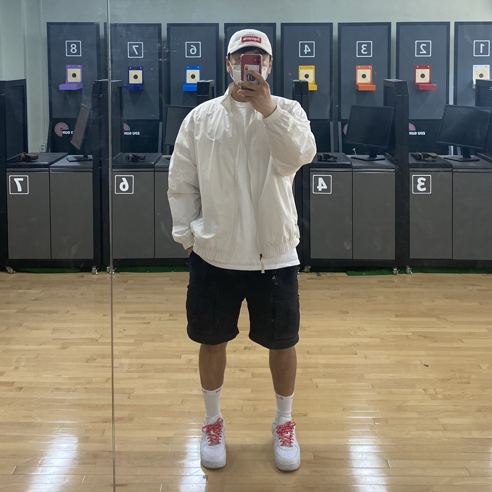 Nike NRG Solo Swoosh Woven Track Jacket Phantom White - Asia, Nike x Supreme Air Force 1 Low White 착용 스타일