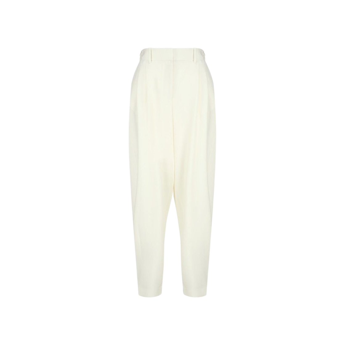 6401383CU7509200 (W) Stella McCartney Wide Pleated Pants Cream