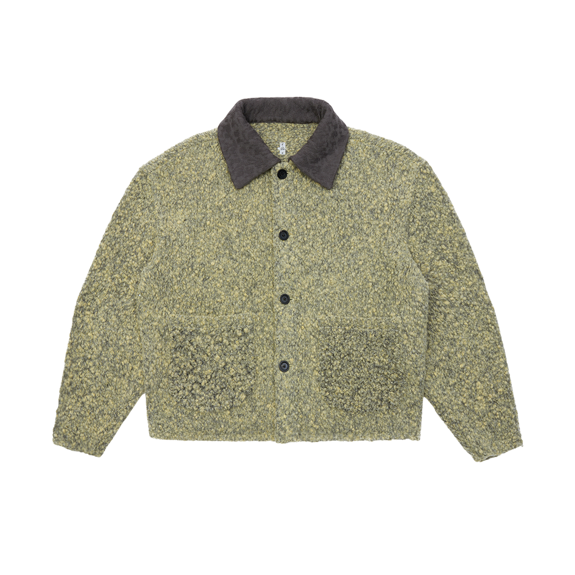 BO01FWKT0705YL Ader Error Knit Zip-Up Product. 35 Yellow