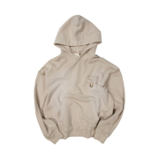 Covernat X Undermycar Destroyed Patch Hoodie Beige