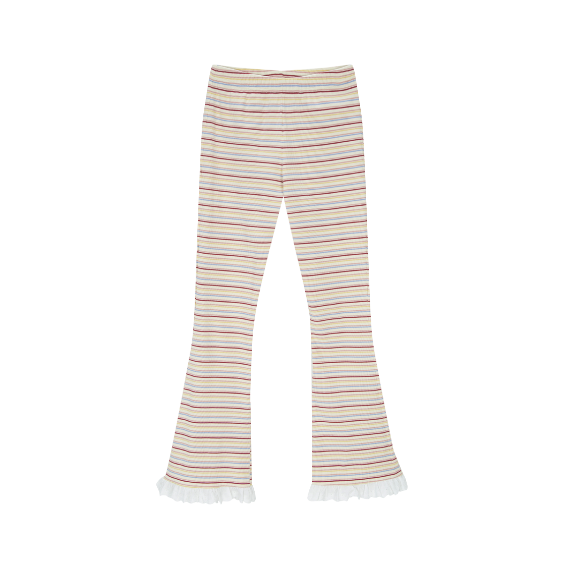 네프네프 스트라이프 레깅스 팬츠 아이보리(NEFNEF Stripe Leggings Pants Ivory)